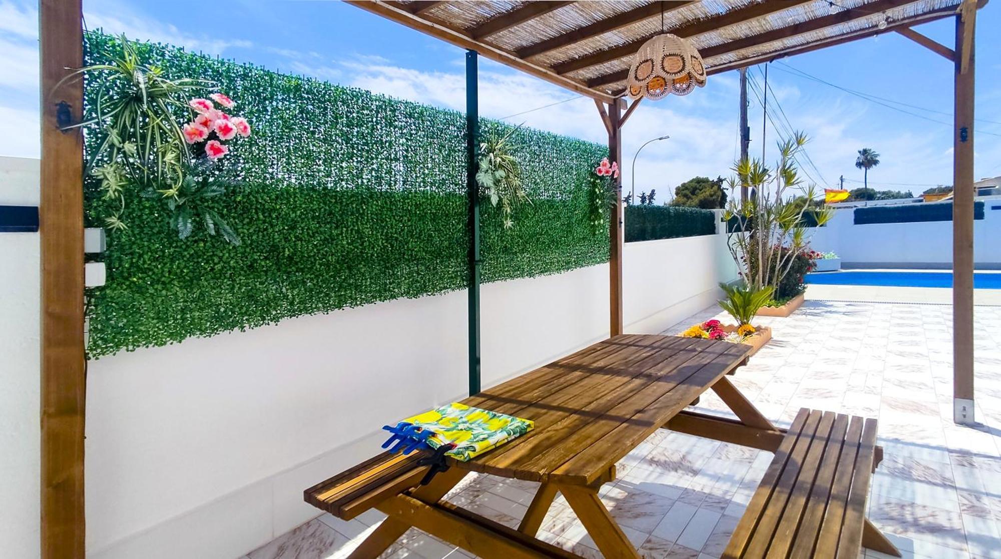 Casa Soleada Piscina Climatizada Y Privada Vila Santiago De La Ribera Exterior foto