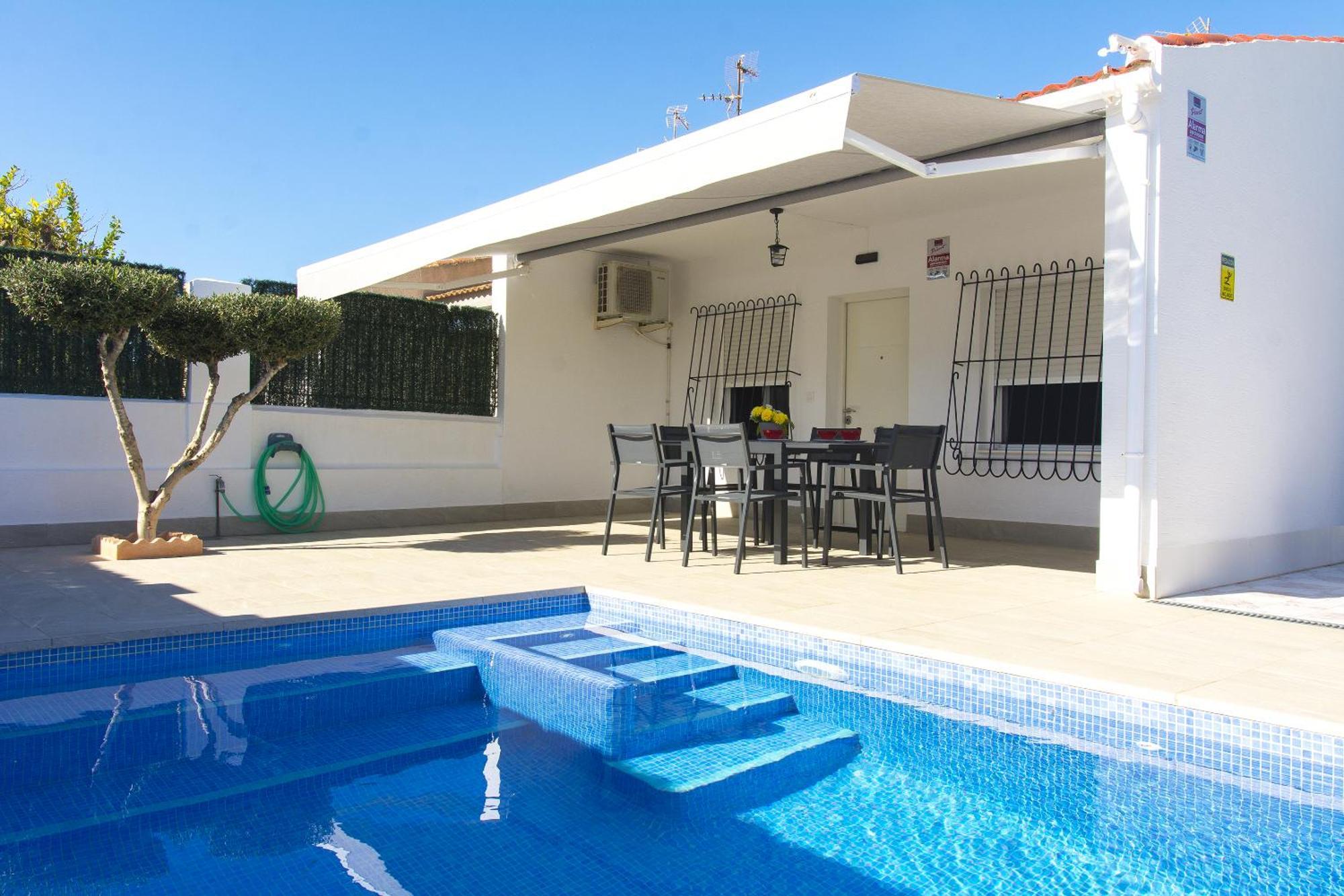 Casa Soleada Piscina Climatizada Y Privada Vila Santiago De La Ribera Exterior foto